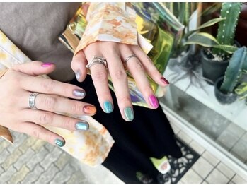 colorful nail