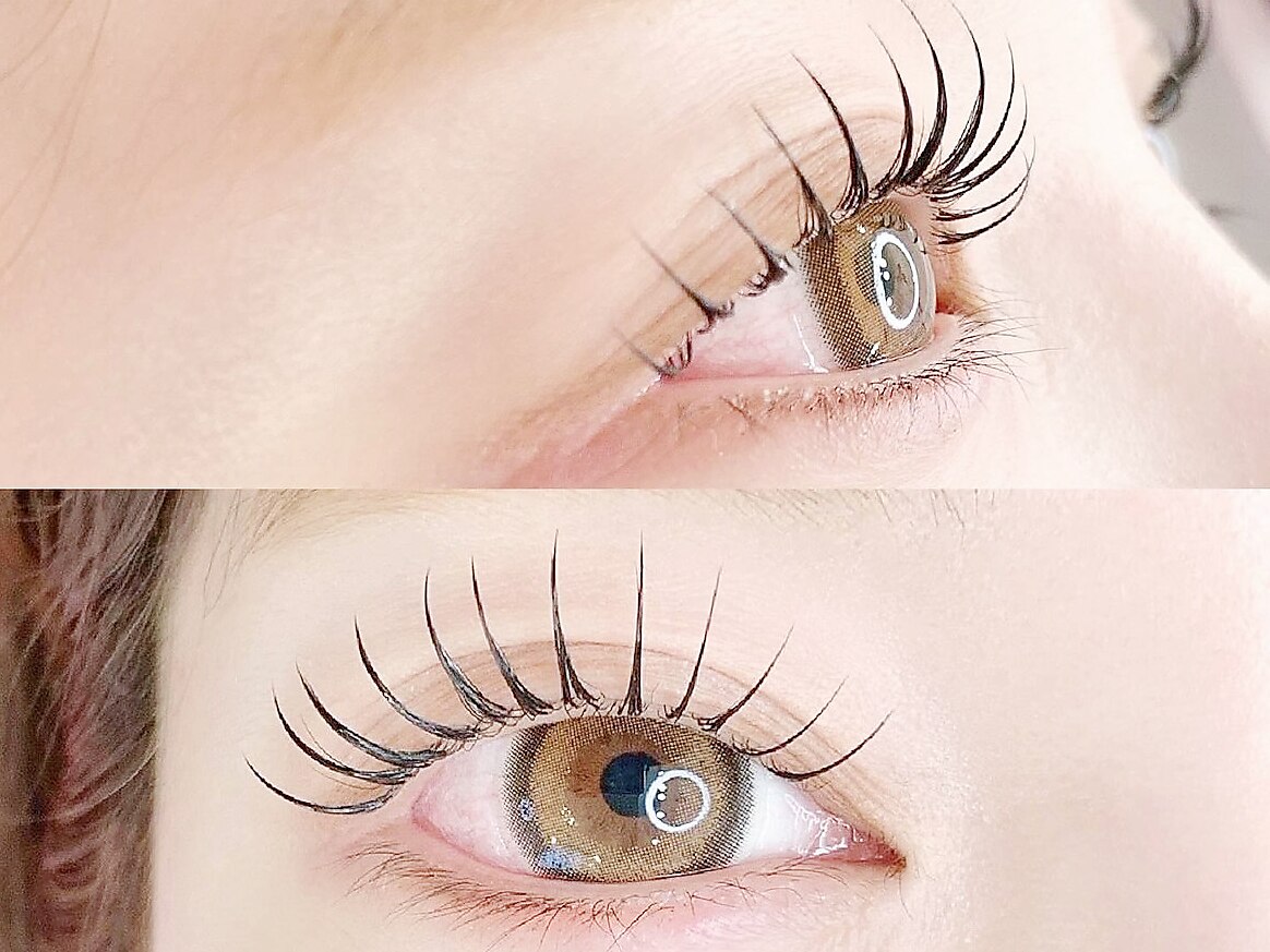 次世代まつ毛パーマ★美容液付き　\5500