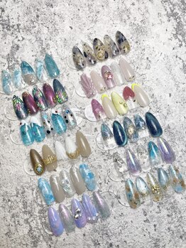 ムーミー 王子店(muu mii)の写真/【ジェル付放題¥9000★初回オフ無料+来店時次回予約で¥1000オフ】SNSで話題の耳つぼジュエリーも可♪[王子]