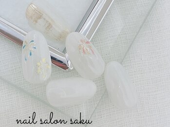 サク(saku)/7月の定額デザイン/花火