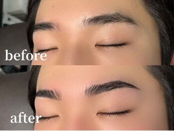 エムズアイブロウ 大和西大寺(M’sアイブロウ)/メンズハリウッドブロウリフト