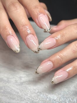 ステラマリス(Stella Maris)/チップ長さ出し×ガラスフレンチ