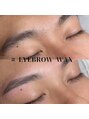 モード 町田店(Mode!?) Waxだけで、清潔感のある眉へ。
