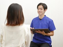 らいおんハート鍼灸整骨院 ダイエー海老名/カウンセリングの様子