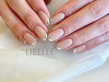 リベレ 福島店(LIBELLE)/ミラーフレンチネイル