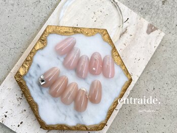 アントレッド(entraide)/冬ネイル(1月monthlyシンプル)