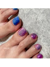 セジュール(Se'jour)/フットネイル/ミラーネイル