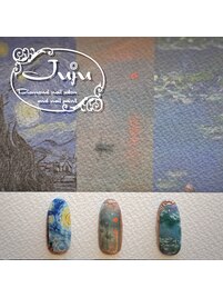 世界の名画　絵画ネイル