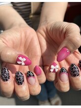 アヤネイルズ アンド アイラッシュ(AYA NAILZ.＆Eyelash)/ヒョウ柄大人気！