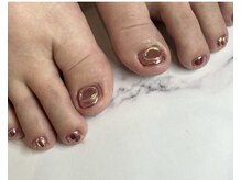 ネイルクイックオアシス ペリエ千葉店/フットジェルコース+アート