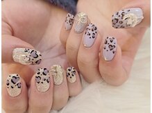 キレイエ ネイルズ(KIREIE NAILS)/レオパード 手描き ギャル