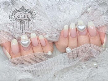 リシェル 原宿店(Ricel)/ハートパールネイル♪