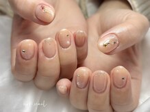 アークネイル 下北沢(urk.nail)/クリスマスネイル　ツリーネイル