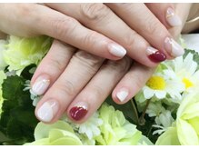 プルミエ ネイル(Premier Nail)/大人シック☆斜めフレンチ