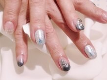 キープ ネイルサロン(KEEP)/黒ラメ♪