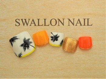 スワロンネイル(SWALLON NAIL)/フット定額デザイン