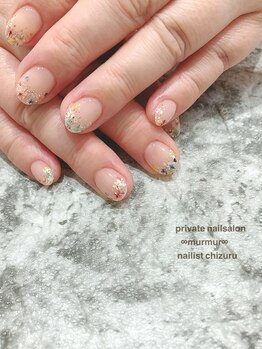 プライベート ネイルサロン マーマ(murmur)/ラメグラデーションネイル