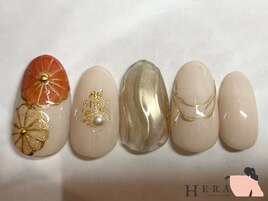 お正月　成人式　和柄