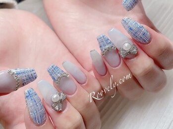 ルブリー(roovely)/ツイードネイル