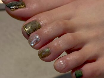 ネイル アトリエ フイユ イセサキ(Nail atelier Feuill isesaki)/design full