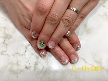 クリスマスネイル