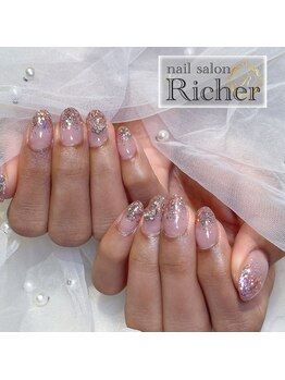 エスフィーネイルサロン リシェル(Esfy nailsalon Richer)/キラキラネイル