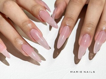マリーネイルズ 表参道店(MARIE NAILS)の写真/学割U24☆【通常￥12,650→￥9,900】◇チップ長さだし10本とカラーがお得♪♪１week保証