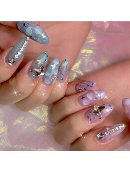サリィネイル(Sarie Nail)/雲ネイル♪