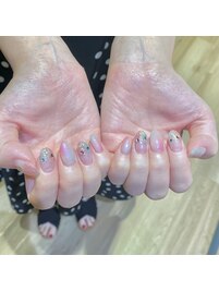 パラジェル　かき氷ネイル