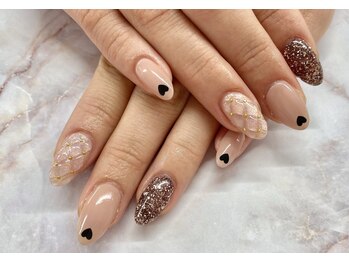 ディーネイル 京橋(D-nail)/【垣原】大人可愛いキルティング