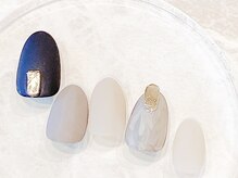 ブレスネイル(brace Nail)/シックでシンプルな大人ネイル
