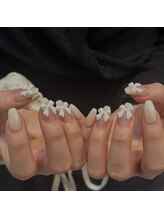 エムウィッシュ 太田川駅前店(M.wish)/リボンネイル