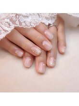 ピオニーネイル(peony nail)/ベイビーブーマーミラーフラワー