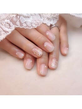 ピオニーネイル(peony nail)/ベイビーブーマーミラーフラワー