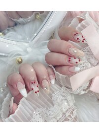 さくらんぼネイル