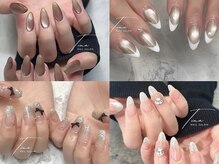 ティナネイル(Tina nail)の雰囲気（淡いカラーやパーツも多数ございます♪）