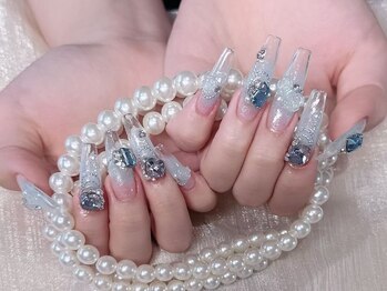 ラッキー(Lucky)/長さだし、チークネイル、夏