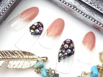 ネイルズガッシュ 大森駅前店(NAILs GUSH)/*ビジューネイル*