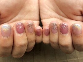 MIXラメ×ユニコーングラデ