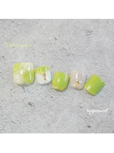 たゆ ネイル(たゆnail)/春ネイル☆フットネイル！
