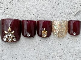 ワインビジューラメFOOT ¥10000