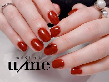 ユーミー(u/me)/ボルドーワンカラー