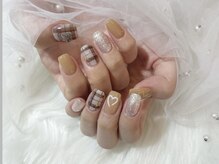 アイネイルズ 天神今泉店(I-nails)/【kotone.n】ブラウンチェック