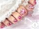 ネイルズガッシュ 川崎店(NAILsGUSH)の写真/フットネイルを始める方が増えます♪マグネットやアートも！イベントや旅行前にもおすすめ★