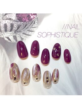 ソフィスティーク(SOPHISTIQUE)/ふわふわソファでネイル施術♪