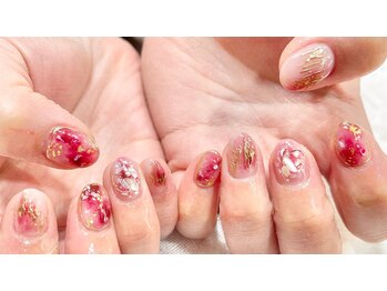 ネイル シスター(nail sister)/もやもやニュアンスネイル