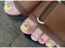 ネイルパキラ(nail pachira)/ぷっくりフラワー☆夏！