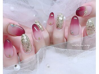 モチミィ(mochimy.)/*ボルドー×ゴールド*