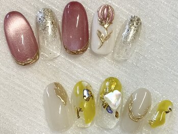 ギャンネイル(GAN NAIL)の写真/≪お気に入りが見つかる♪≫豊富なデザインから選べる定額ネイルが大人気☆丁寧な施術で長持ちします◎