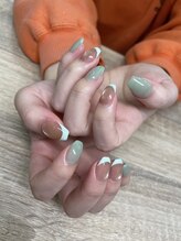 エーナイン イオン一関店/春カラーフレンチ